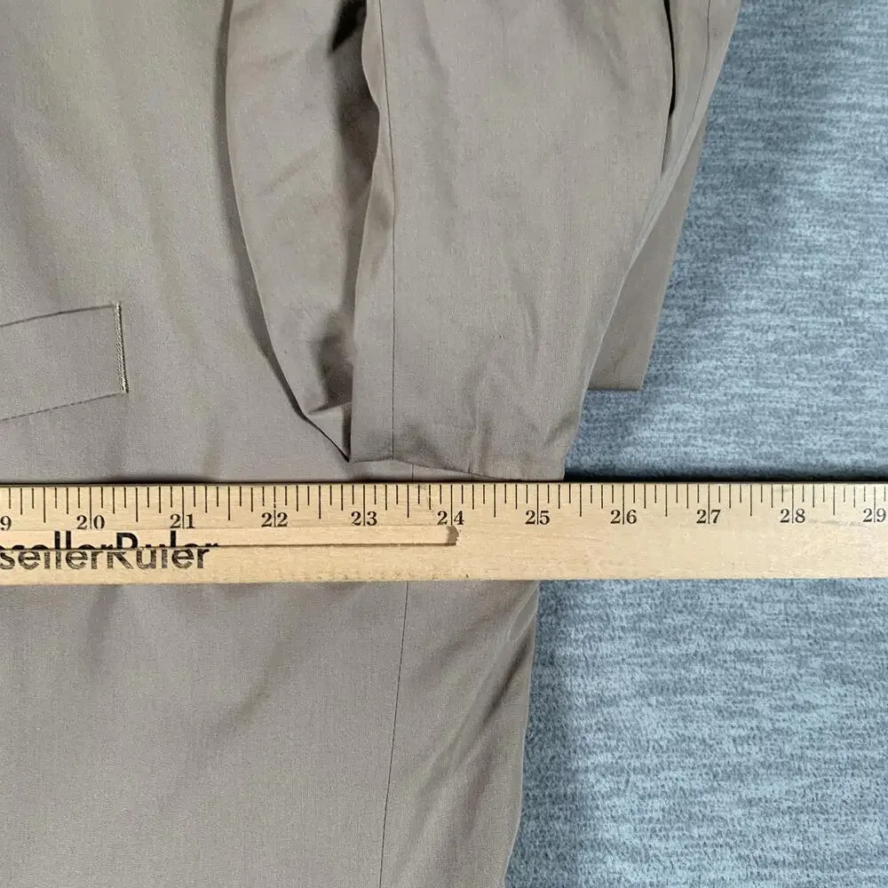 Brooks Brothers Suit Jacket Mens 50 Long Beige Cotton Madison 2 Button Blazer
